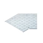 NIEDAX - Deckel für Bogen 45° für KR, Breite 605 mm, t=2,0 mm, mit Dr