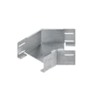 NIEDAX - Bogen 45°, 110x600 mm, t=2,0 mm, mit ungel. Seitenholmen