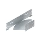 NIEDAX - Wink. Formstück 0-90°, 110x300 mm, mit ungel. Seitenholmen