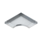 NIEDAX - Bogen 90°, 35x102 mm, mit ungelochten Seitenholmen
