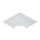 NIEDAX - Deckel für Bogen 90° für KR, Breite 105 mm, t=2,0 mm, mit Dr