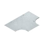 NIEDAX - Deckel für T-Stück, Breite 205 mm, mit Alu-Riffelblech 3,5mm