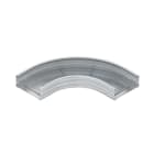 NIEDAX - Bogen 90°, 200x600 mm, rund, gesickt, ungelocht