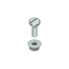 NIEDAX - Flachkopfschraube M6 mit Schlitz, DIN EN ISO 1580