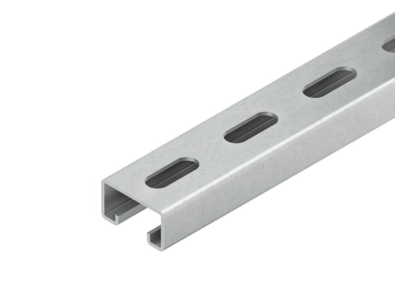 NIEDAX - Ankerschiene C-Profil SW 18 mm 40x22x1,5m t=2,0 mm gelocht