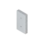 NIEDAX - Brandschutzplatte, zwei vorgebohrte Löcher Ø 10 mm, 220x120x30 mm