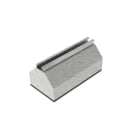 NIEDAX - Dachstein mit Schiene, Schlitzweite 18 mm, H=110mm, B=150mm, L=500mm