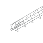 NIEDAX - Gitterrinne, V-förmig, m. angeschweißem Verbinder, 80x80x3000mm CITO