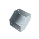NIEDAX - Universal-Steigstück, 2x45°, 100x600 mm, ungel. Seitenholm, t= 1,5 mm