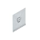NIEDAX - Trennprofil Halteplatte, selbstrastend, 97x83 mm, t=0,9 mm