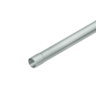 NIEDAX - Muffenrohr, mit einseitig angeformter Muffe, Rohr-A-Ø 25 mm, L=3000 mm, Aluminium