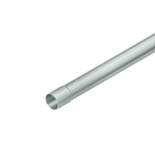 NIEDAX - Muffenrohr, mit einseitig angeformter Muffe, Rohr-A-Ø 32 mm, L=3000 mm, Aluminium