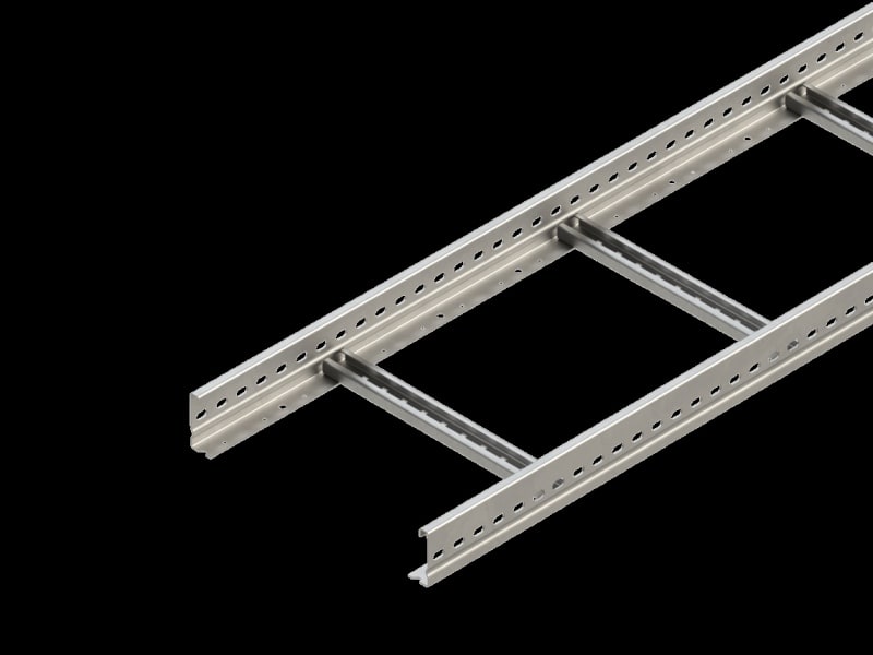 NIEDAX - Kabel- u. Steigeleiter, 60x300x3000 mm, t=1,5 mm, gelocht
