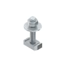 NIEDAX - Hammerkopfschraube M12, verzahnt, 34,5x20 mm, L=80 mm