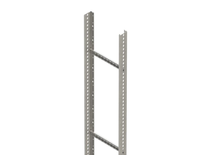 NIEDAX - Kabel- u. Steigeleiter, 60x200x6000 mm, t=1,5 mm, gelocht