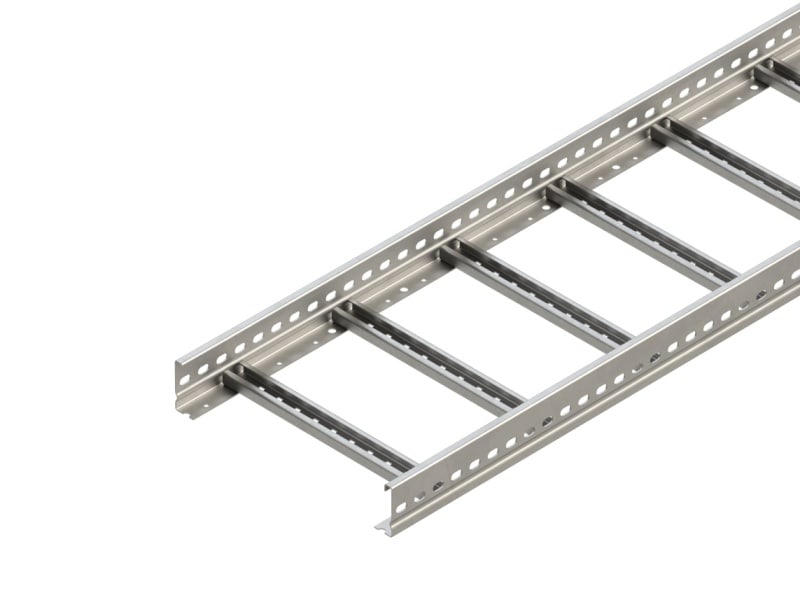 NIEDAX - Kabel- u. Steigeleiter, 60x200x6000 mm, t=1,5 mm, gelocht