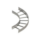 NIEDAX - Bogen 90° für KSL, klein, 100X500 mm, mit gelochten Seitenholmen