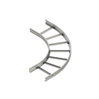 NIEDAX - Bogen 90° für KSL, klein, 60x300 mm, mit gelochten Seitenholmen