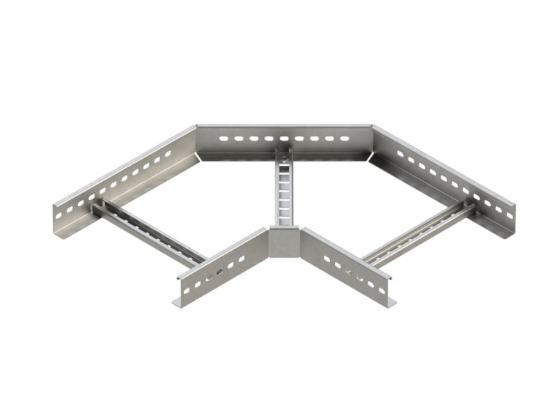 NIEDAX - Eckstück für KSL, 60x500 mm, mit gelochten Seitenholmen