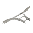 NIEDAX - Anbau T-Stück für KSL, 100X600 mm, mit gelochten Seitenholmen