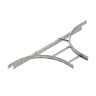 NIEDAX - Anbau T-Stück für KSL, 60x500 mm, mit gelochten Seitenholmen