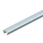 OBO BETTERMANN - Profilschiene ungelocht, Schlitzweite 16,5mm 2000x35x18 Stahl bandverzinkt