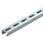 OBO BETTERMANN - Profilschiene gelocht, Schlitzweite 18mm 2000x40x22,5 Stahl tauchfeuerverzinkt
