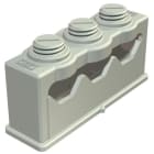 OBO BETTERMANN - Greif-ISO-Schelle für 3 Kabel 6-16mm Polystyrol lichtgrau RAL 7035