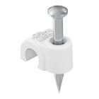 OBO BETTERMANN - ISO-Nagel-Clip 9mm, L25 Polypropylen reinweiß RAL 9010