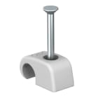 OBO BETTERMANN - Haft-Clip 10-14mm, L30 Polypropylen lichtgrau RAL 7035