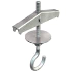 OBO BETTERMANN - Federklappdübel mit Deckenhaken M4x70mm Stahl galvanisch verzinkt