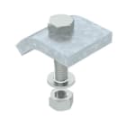 OBO BETTERMANN - Klemmwinkel mit Sechskantschr., h = 15 mm 60x50 Stahl tauchfeuerverzinkt