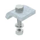 OBO BETTERMANN - Klemmwinkel mit Sechskantschr., h = 20 mm 60x50 Stahl tauchfeuerverzinkt