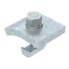 OBO BETTERMANN - Klemmwinkel mit Hakenschraube, h = 10 mm 60x50 Stahl tauchfeuerverzinkt