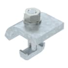 OBO BETTERMANN - Klemmwinkel mit Hakenschraube, h = 20 mm 60x50 Stahl tauchfeuerverzinkt