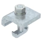 OBO BETTERMANN - Klemmwinkel mit Hakenschraube, h = 25 mm 60x50 Stahl tauchfeuerverzinkt