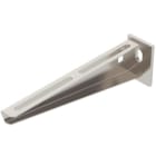 OBO BETTERMANN - Wand- und Stielausleger mit angeschweißter Kopfplatte B210mm Edelstahl, rostfrei A2 1.4301 blank, nachbehandelt