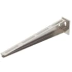 OBO BETTERMANN - Wand- und Stielausleger mit angeschweißter Kopfplatte B310mm Edelstahl, rostfrei A2 1.4301 blank, nachbehandelt