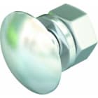 OBO BETTERMANN - Flachrundschraube mit Scheibe und Mutter M6x16 Edelstahl, rostfrei A2 1.4301