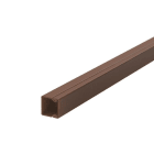 OBO BETTERMANN - Wand- und Deckenkanal mit Bodenlochung 15x15x2000 Polyvinylchlorid sepiabraun RAL 8014