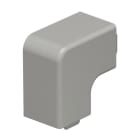 OBO BETTERMANN - Flachwinkelhaube 25x25mm Polyvinylchlorid steingrau RAL 7030