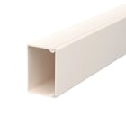 OBO BETTERMANN - Wand- und Deckenkanal mit Bodenlochung 30x45x2000 Polyvinylchlorid cremeweiß RAL 9001