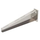 OBO BETTERMANN - Wand- und Stielausleger mit angeschweißter Kopfplatte B410mm Edelstahl, rostfrei A2 1.4301 blank, nachbehandelt