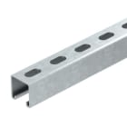 OBO BETTERMANN - Profilschiene gelocht, Schlitzweite 22mm 3000x41x41 Stahl tauchfeuerverzinkt