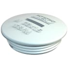 OBO BETTERMANN - Verschlussschraube M50 Polystyrol lichtgrau RAL 7035