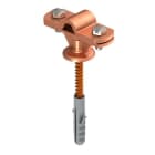 OBO BETTERMANN - Leitungshalter mit Holzschrauben 8-10mm Zinkdruckguss verkupfert