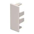 OBO BETTERMANN - Endstück 20x50mm Polyvinylchlorid cremeweiß RAL 9001
