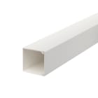 OBO BETTERMANN - Wand- und Deckenkanal mit Bodenlochung 25x25x2000 Polyvinylchlorid reinweiß RAL 9010