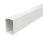 OBO BETTERMANN - Leitungsführungskanal mit Bodenlochung 60x100x2000 Stahl bandverzinkt / kunststoffbeschichtet reinweiß RAL 9010