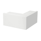 OBO BETTERMANN - Außeneck mit Oberteil 60x100mm Stahl bandverzinkt / kunststoffbeschichtet reinweiß RAL 9010